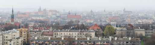 Widok z kopca Kraka (Kraków)