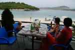 Restauracja przy plaży w Ksamil